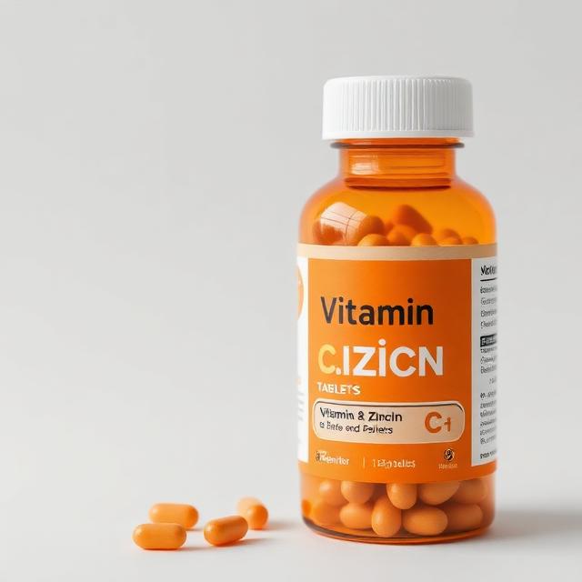 ImmunoBoost Vitamin C + Zinc, 60 Tablets